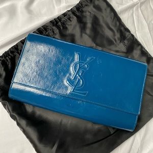 YVES SAINT LAURENT Patent Belle de Jour Clutch